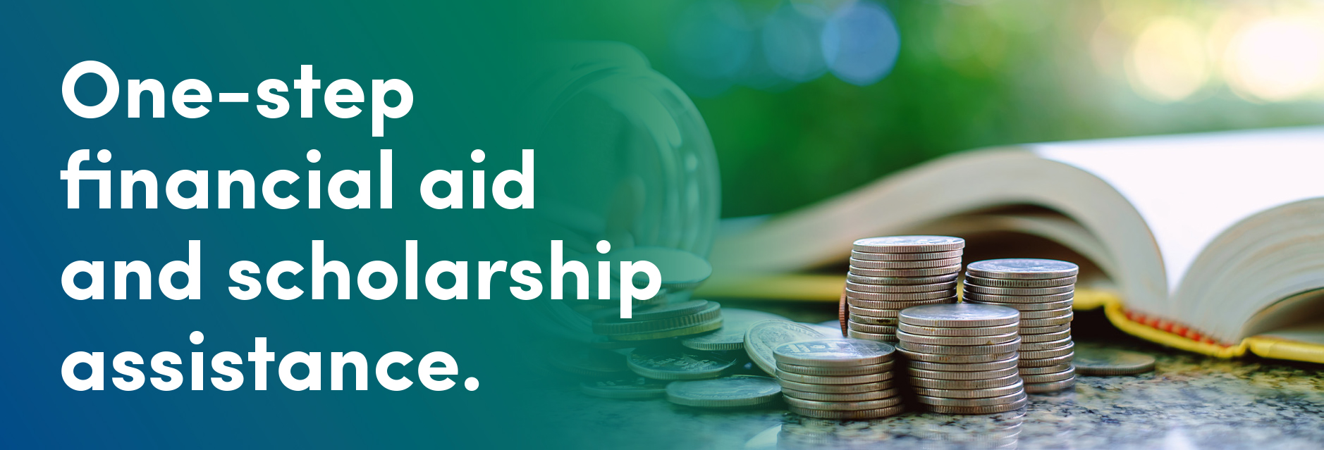 One-step financial aid and scholarship assistance