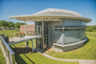 Exterior View of the Keats Science Building