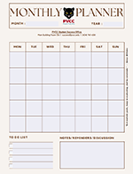 Monthly Planner