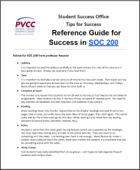 SOC 200 Tips